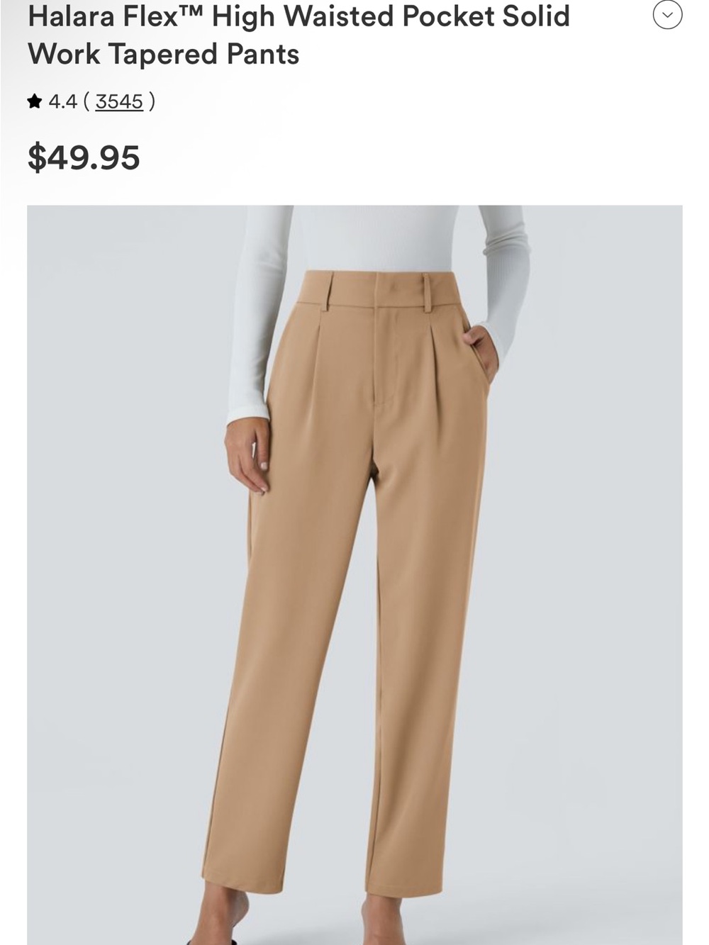 Halara Tapered Work Pants